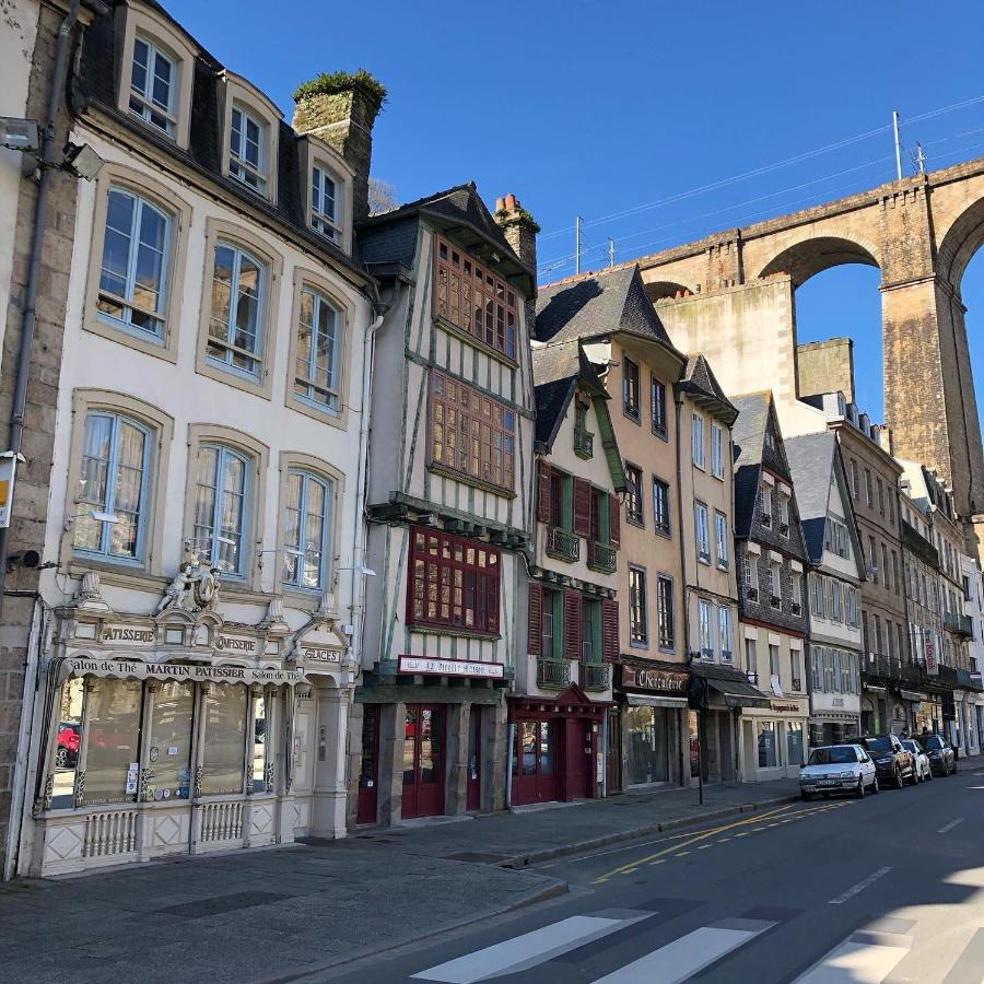 La Maison Des Vignes - Terrasse & Balcon Morlaix Exteriör bild