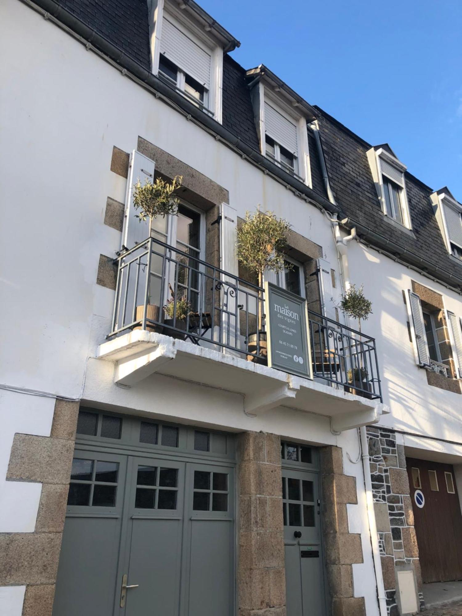 La Maison Des Vignes - Terrasse & Balcon Morlaix Exteriör bild
