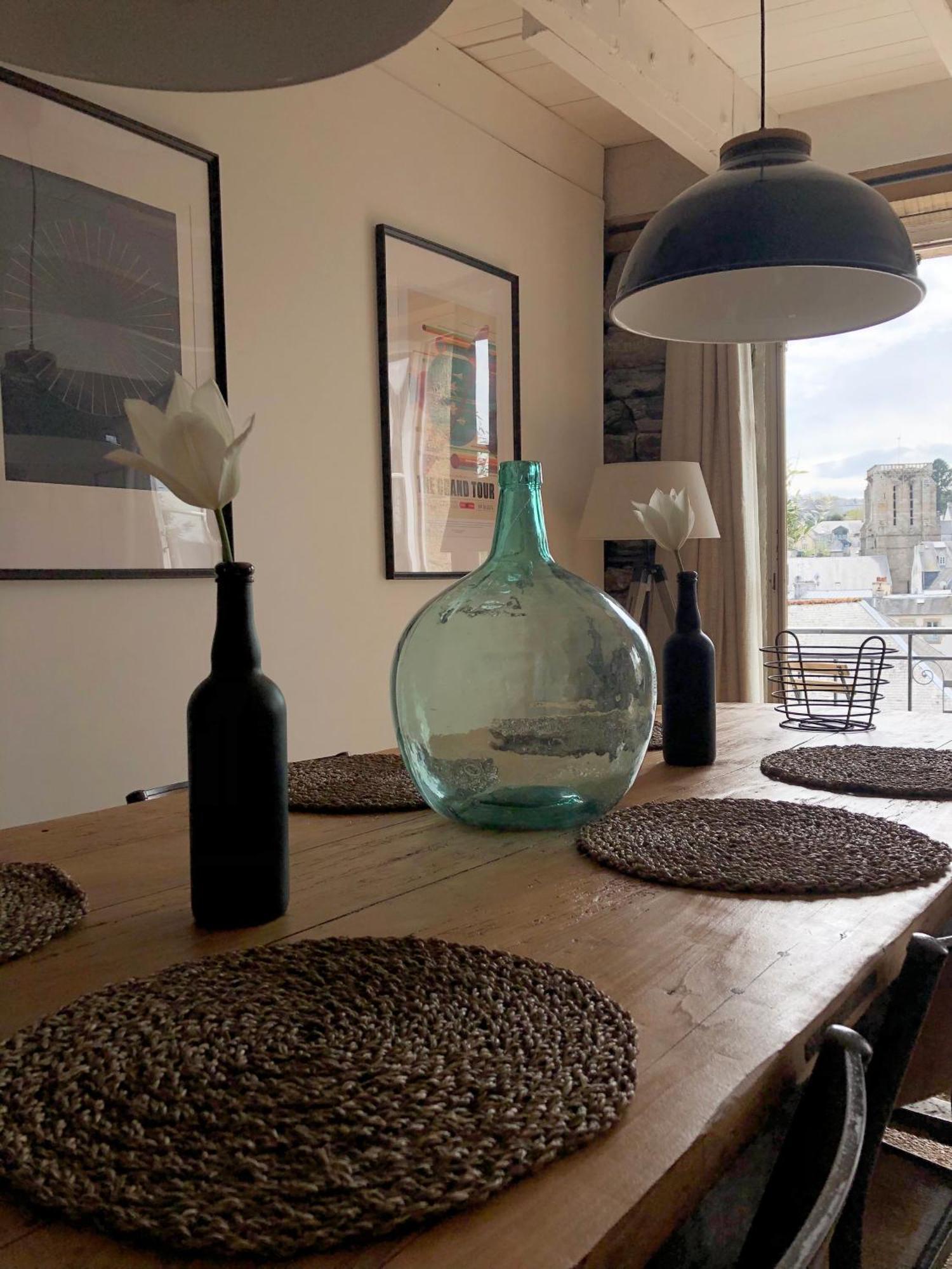 La Maison Des Vignes - Terrasse & Balcon Morlaix Exteriör bild